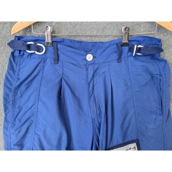 Vtg Breakers Shorts Mens 34 Nylon Bermudas Sailing Angles Surfing Cargo Pockets - Picture 3 of 10